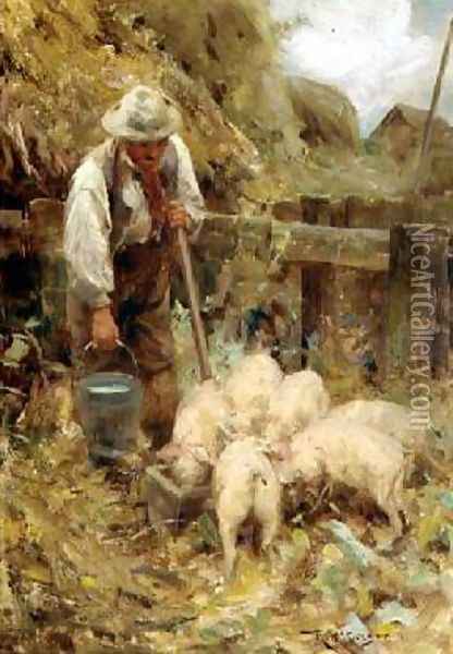 The Morning Meal Oil Painting - Robert McGregor