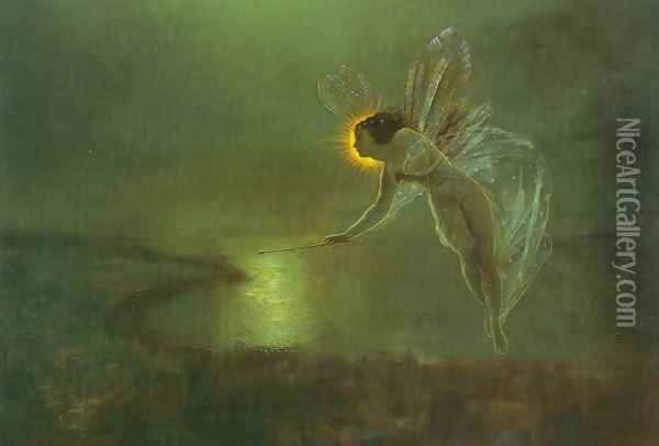 Spirit of the Night Oil Painting - John Atkinson Grimshaw