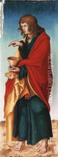 Saint John The Evangelist Oil Painting - Lucas Cranach the Elder
