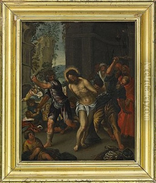 Jesu Gisslande Oil Painting - Hans Von Aachen