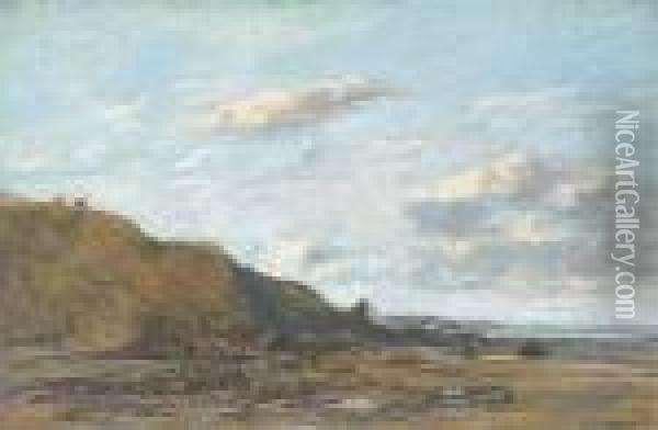 La Greve, Environs De Honfleur Oil Painting - Eugene Boudin
