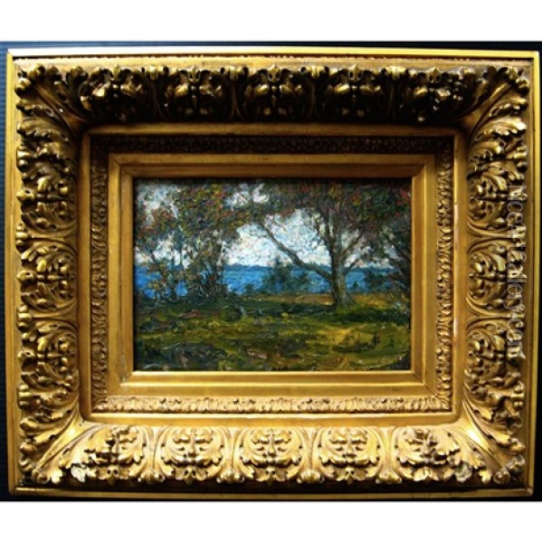 Glimpse Of The Sea Oil Painting - William Cornelius Van Horne