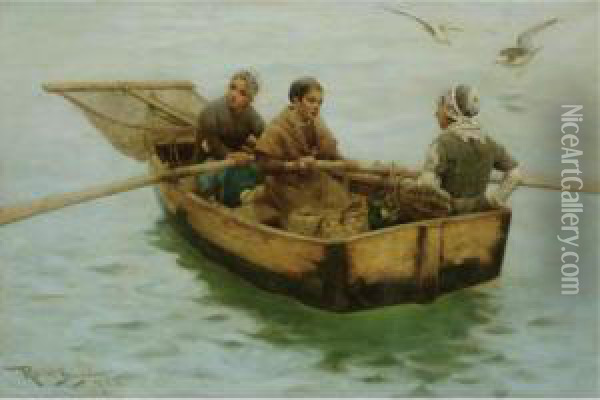 Floating Oil Painting - Robert McGregor