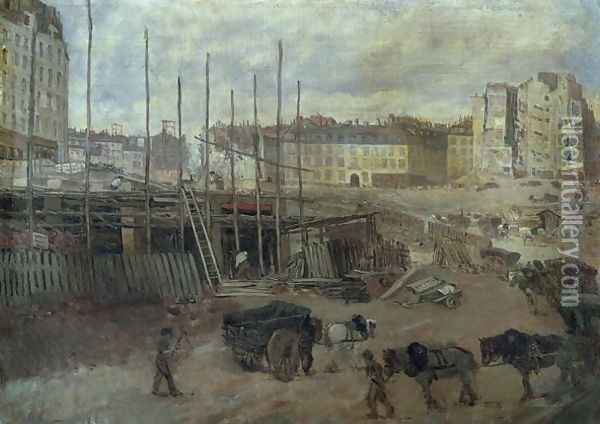 L'Avenue de L'Opera, 1878 Oil Painting - Giuseppe de Nittis