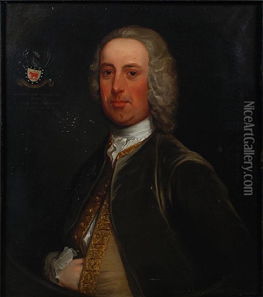 Portrait Of Stephen Cole Esq. Jp Oil Painting - Joseph Highmore