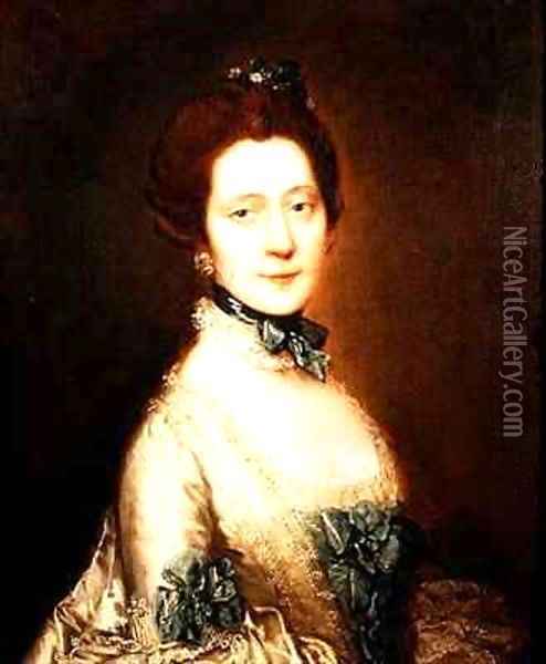Portrait of Anne Greenly Oil Painting - Thomas Gainsborough