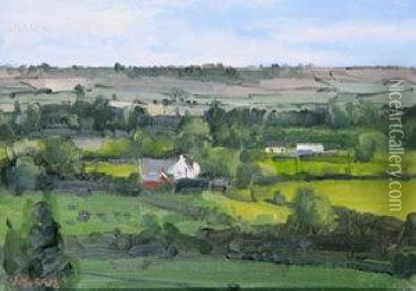 Knockbrack Landscape Oil Painting - John Morris