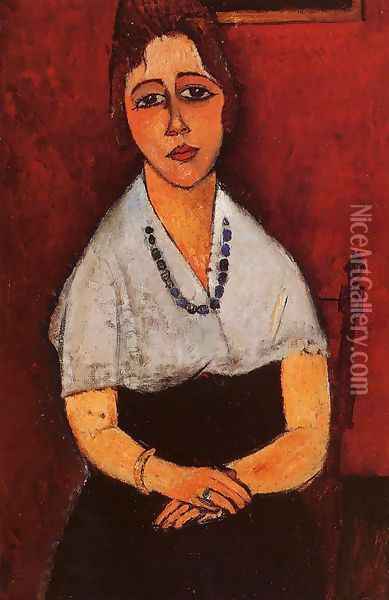 Elena Picard Oil Painting - Amedeo Modigliani