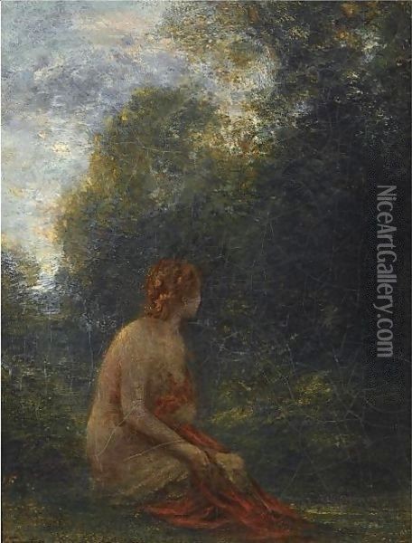 The Resting Nymph Oil Painting - Ignace Henri Jean Fantin-Latour