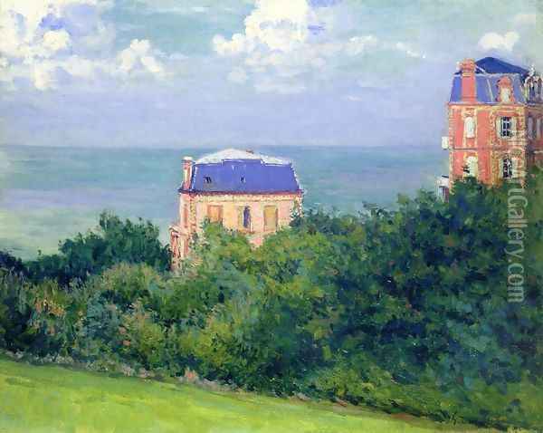 Villas At Villers Sur Mer Oil Painting - Gustave Caillebotte
