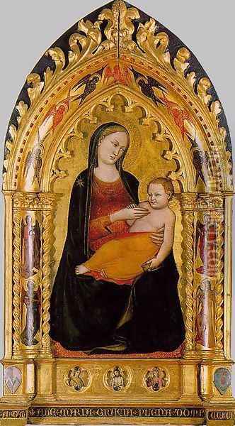 Virgin and Child c. 1400 Oil Painting - Niccolo di Pietro Gerini