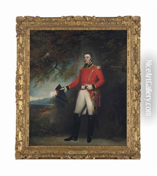 Captain And Lieutenant-colonel Robert Dalrymple Oil Painting - John Westbrooke Chandler