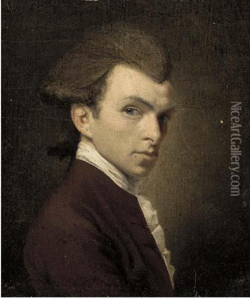 Portrait Of John Harrison Oil Painting - William Harrison