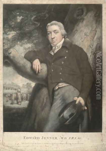 Edward Jenner Oil Painting - John Raphael Smith