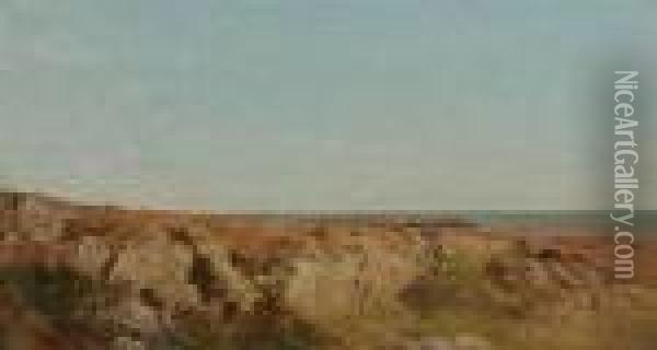 Coastal Scene Oil Painting - John Frederick Kensett