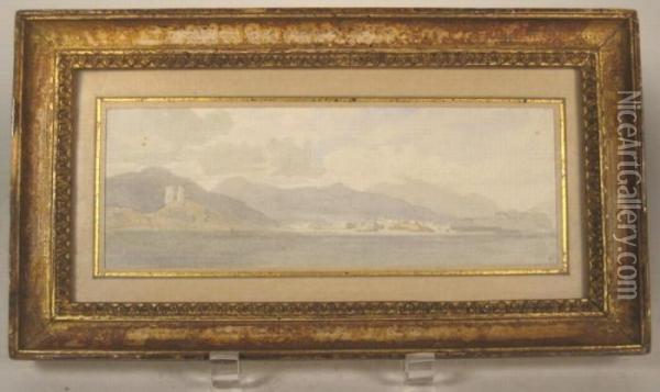 View Of Castleand Town From The Sea Oil Painting - Edward Duncan