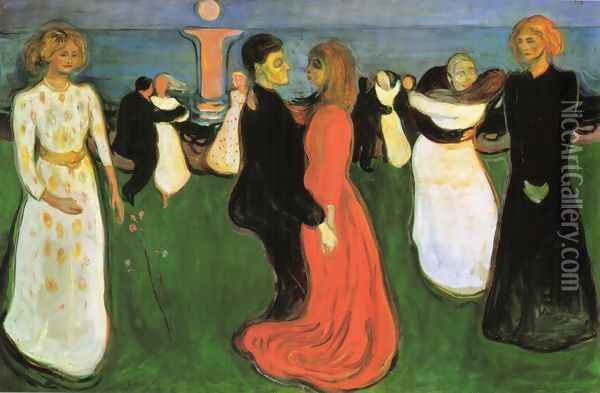 The Dance Of Life Oil Painting - Edvard Munch