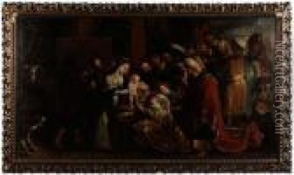 Adoration Of The Magi Oil Painting - Peter Paul Rubens