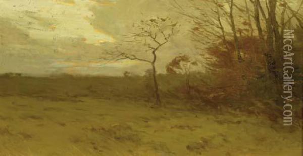 November, Montclair Oil Painting - Charles Warren Eaton