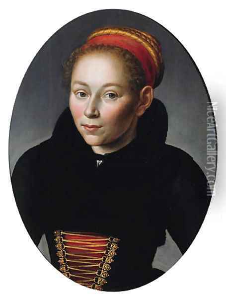 Portrait of a Woman Oil Painting - Jan Claesz
