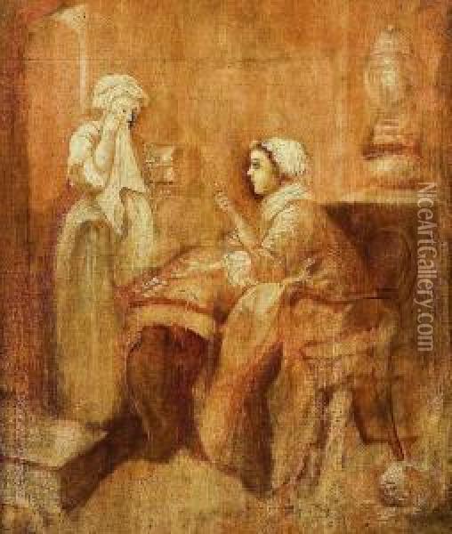 La Remuneration De La Servante Oil Painting - Jean-Baptiste-Simeon Chardin