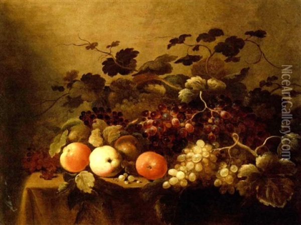 Nature Morte Aux Fruits Oil Painting - Roelof Koets the Elder