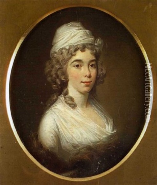 Portrait Of Margaret Logan Henderson Oil Painting - Frederik Prussia Plowman