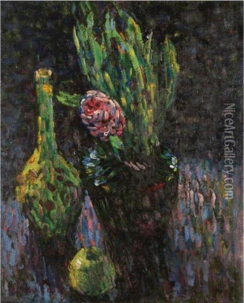 Hyazinthe (hyacinth) Oil Painting - Alexei Jawlensky