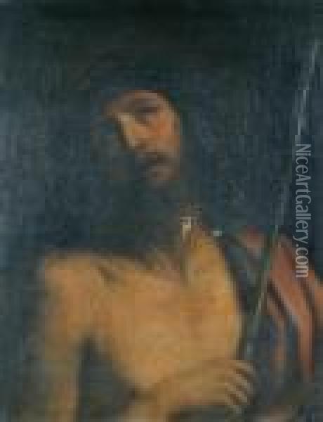 Christ, Our Man Of Sorrows Oil Painting - Guido Reni