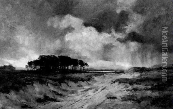 Highland Landscape Oil Painting - David West