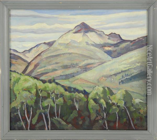 Mount Washington And Tuckerman's Ravine Oil Painting - Edgar Hewitt Nye