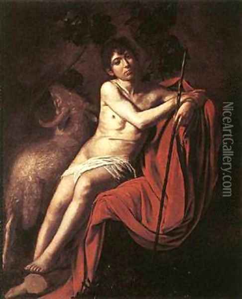 St John the Baptist3 Oil Painting - Michelangelo Merisi Da Caravaggio