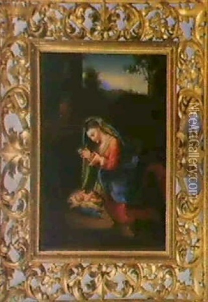 Madonna Mit Kind. Oil Painting -  Correggio