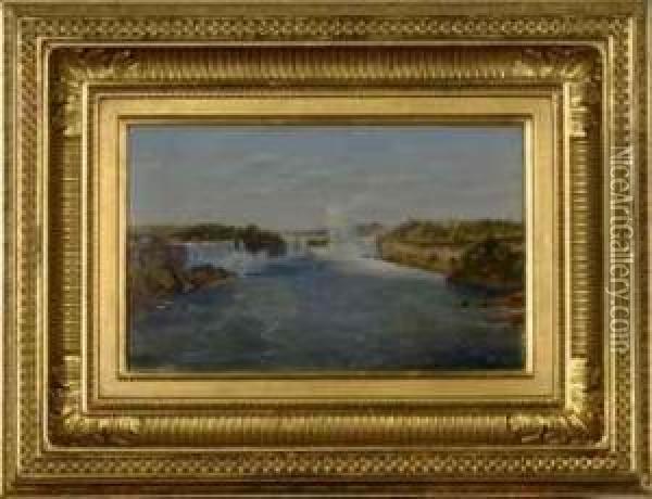 Niagara Falls Oil Painting - Edward Roper