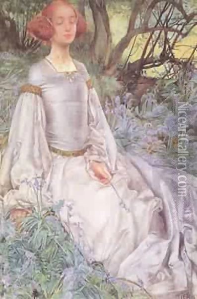 In The Spring Time 1901 Oil Painting - Denes Rudolf Diener