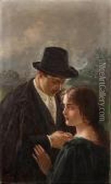 The Elopement Oil Painting - Carl Zewy