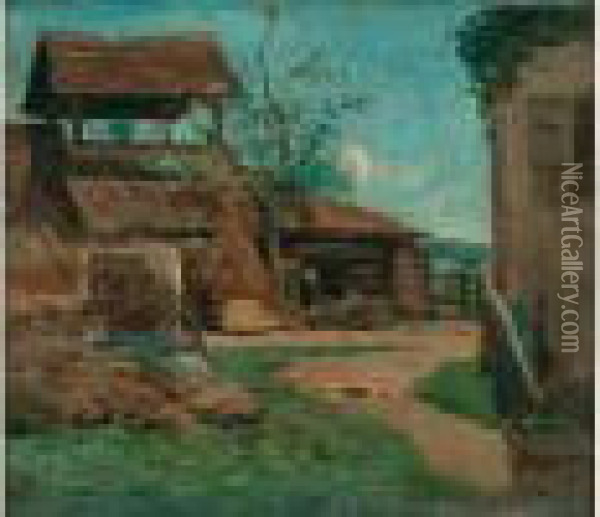 La Briqueterie Oil Painting - Adolphe Appian