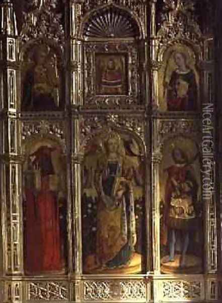 St Sabina altarpiece 1443 Oil Painting - Giovanni and Antonio da Murano