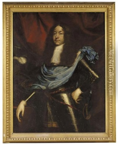Portrait Of Duke Johann Friedrich Duke Of Brunswick And Luneburg Oil Painting - Jan Frans van Douven