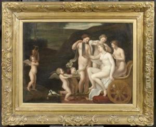 The Triumph Of Venus Oil Painting - Francesco Albani