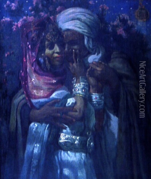 Esclave D'amour Oil Painting - Alphonse Etienne Dinet