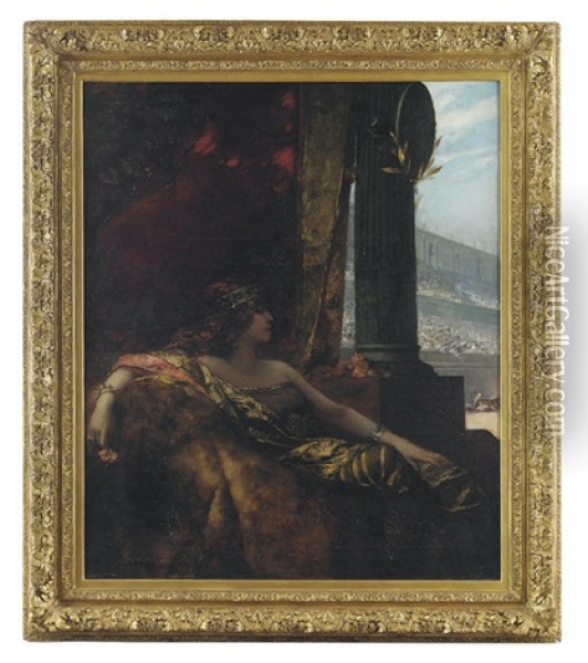 The Empress Theodora Oil Painting - Jean Joseph Benjamin Constant