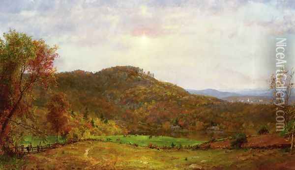 Autumn Landscape II Oil Painting - Jasper Francis Cropsey
