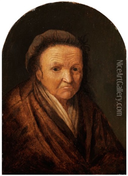 Brustbild Einer Alten Frau Oil Painting - Gerrit Dou