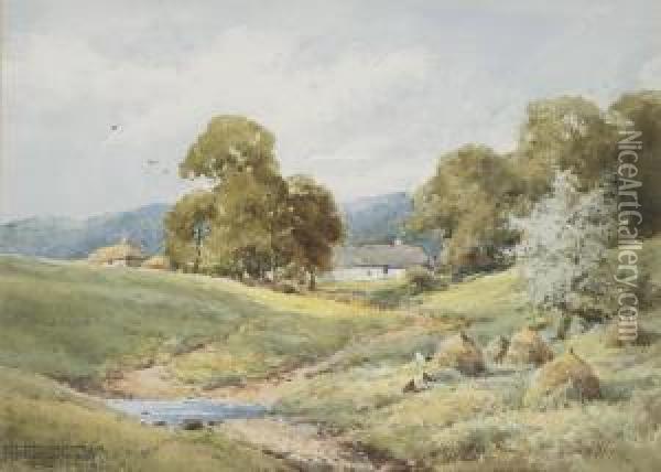 Near Dalmally, Argyllshire Oil Painting - Henry John Sylvester Stannard