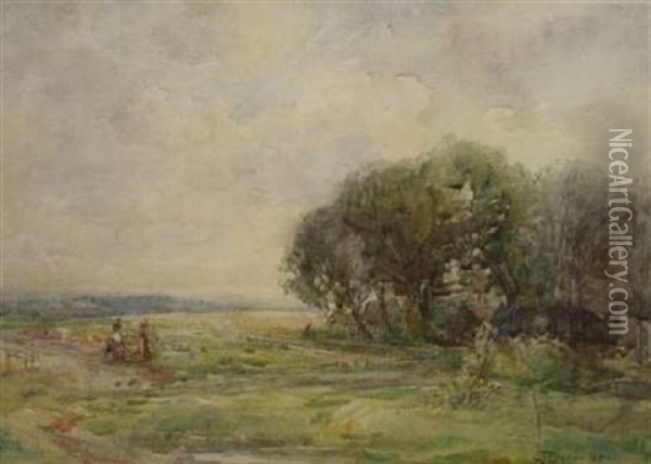 The Muirton Near Blairgowrie Oil Painting - Ewan Geddes