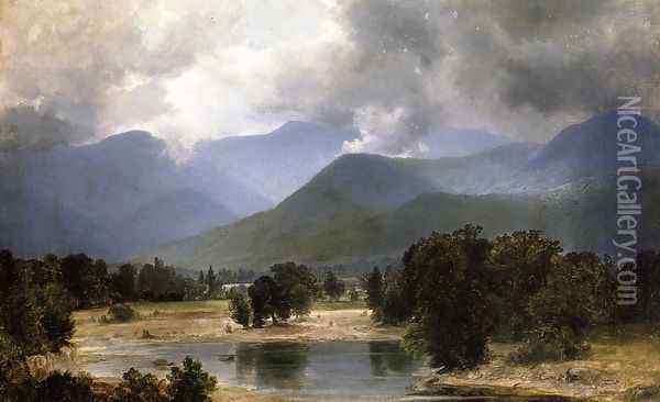 In the Keene Valley, New York Oil Painting - Alexander Helwig Wyant