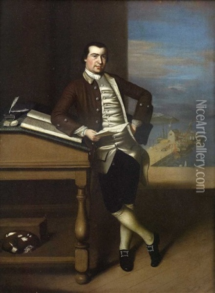 Portrait Of James Tilley Oil Painting - John Singleton Copley