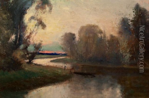 Tantramar Marsh, N.b Oil Painting - John A. Hammond