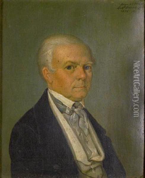 Portrat Von Franz Xaver Nager Als 55-jahriger Oil Painting - Carl Dietrich